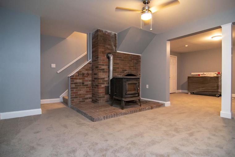 Living space fully restored after a house fire