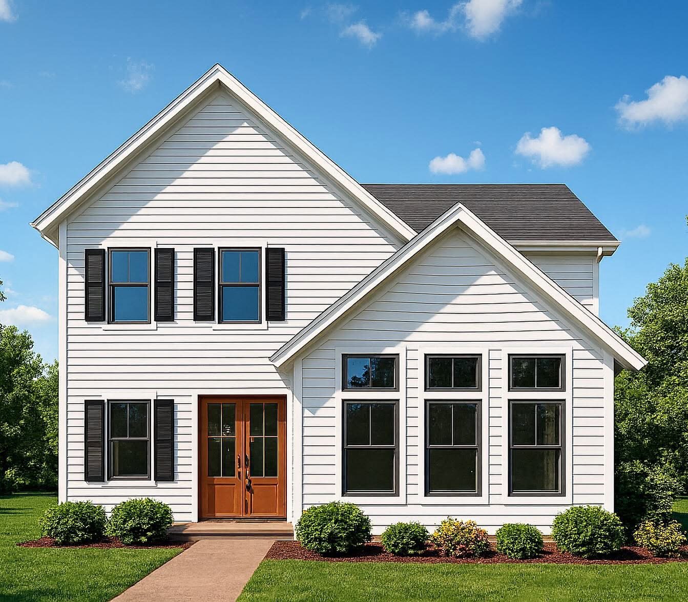 The Ellie — front elevation of the larger semi-custom model