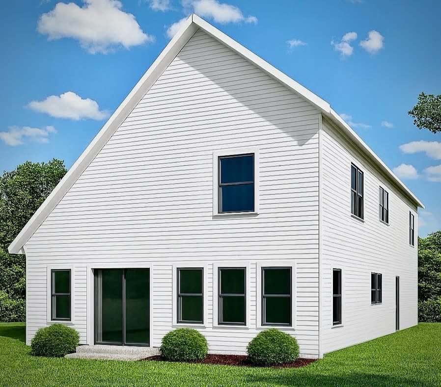 The Ellie &mdash; rear and side elevation