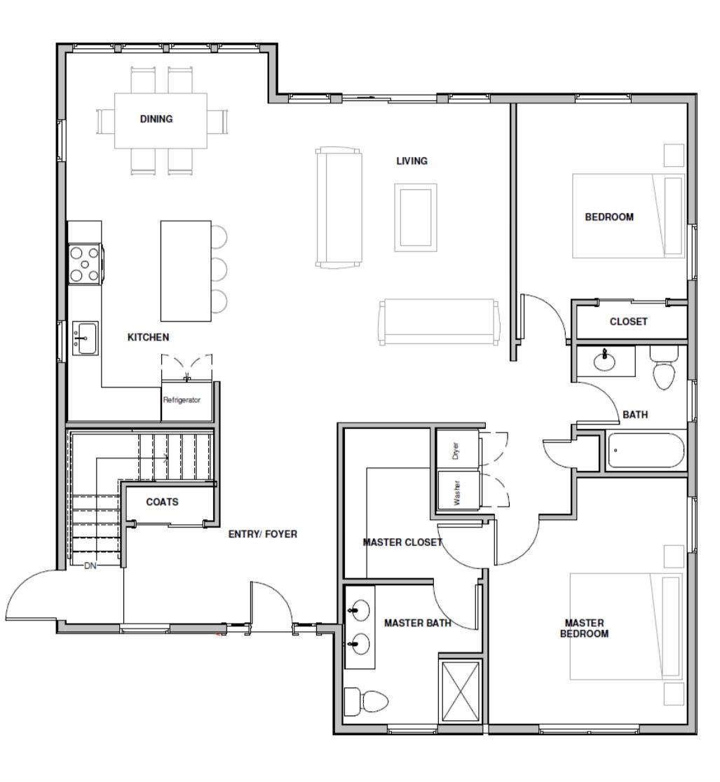 The Joleen &mdash; floor plan